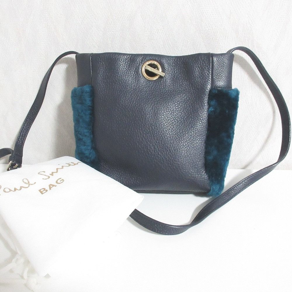 Paul Smith Paul Smith Paul Smith Leather Fur Shoulder Bag Leather Shoulder Bag DUTY FREE for USA Size ONE SIZE - 10 Thumbnail