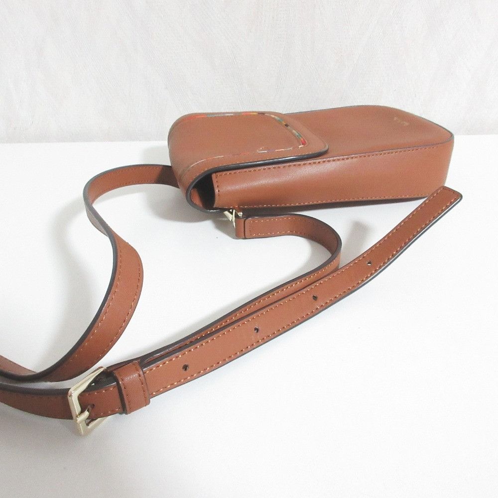 Paul Smith Paul Smith Paul Smith Swirl Inset Leather Shoulder Bag Others Crossbody Bag DUTY FREE for USA Size ONE SIZE - 3 Thumbnail