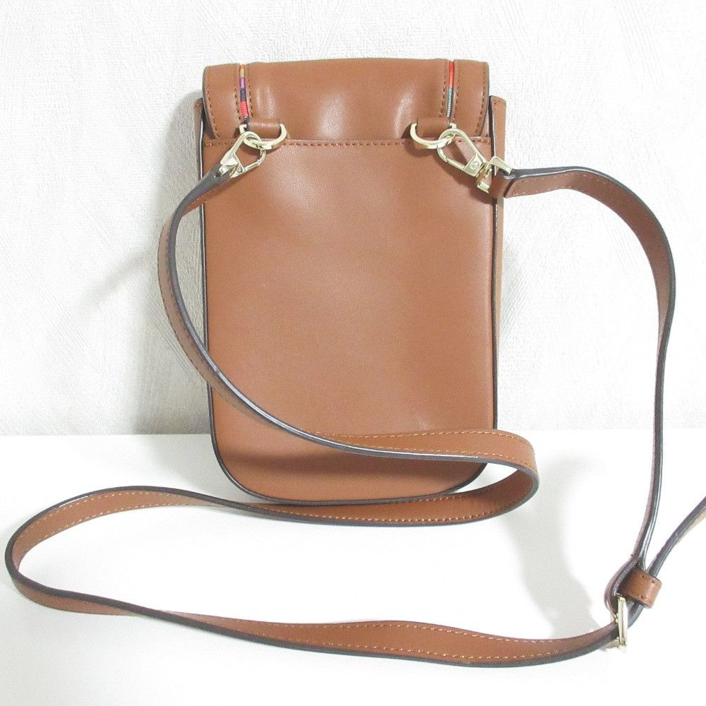 Paul Smith Paul Smith Paul Smith Swirl Inset Leather Shoulder Bag Others Crossbody Bag DUTY FREE for USA Size ONE SIZE - 2 Thumbnail