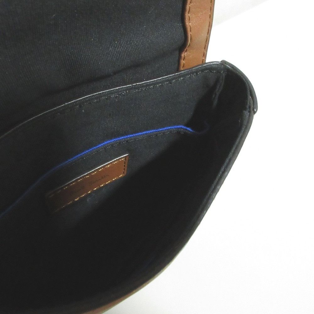 Paul Smith Paul Smith Paul Smith Swirl Inset Leather Shoulder Bag Others Crossbody Bag DUTY FREE for USA Size ONE SIZE - 8 Thumbnail