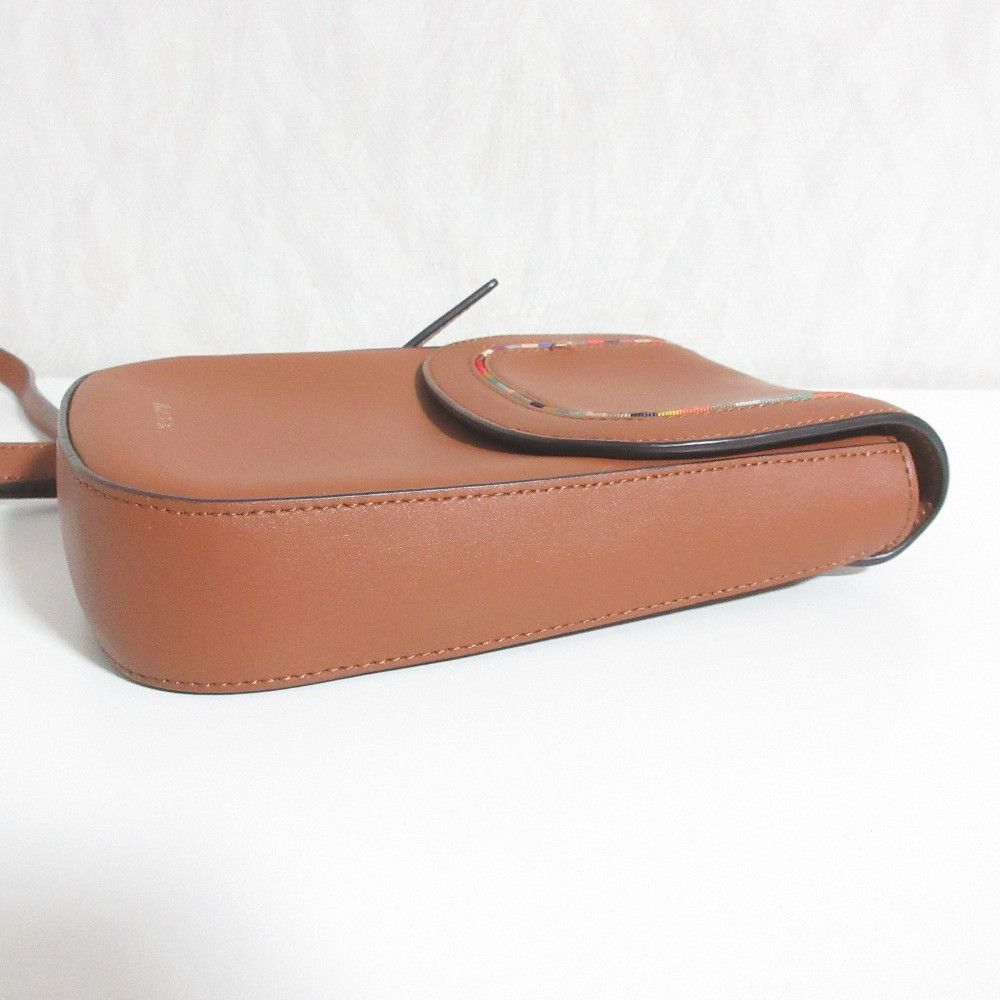 Paul Smith Paul Smith Paul Smith Swirl Inset Leather Shoulder Bag Others Crossbody Bag DUTY FREE for USA Size ONE SIZE - 4 Thumbnail