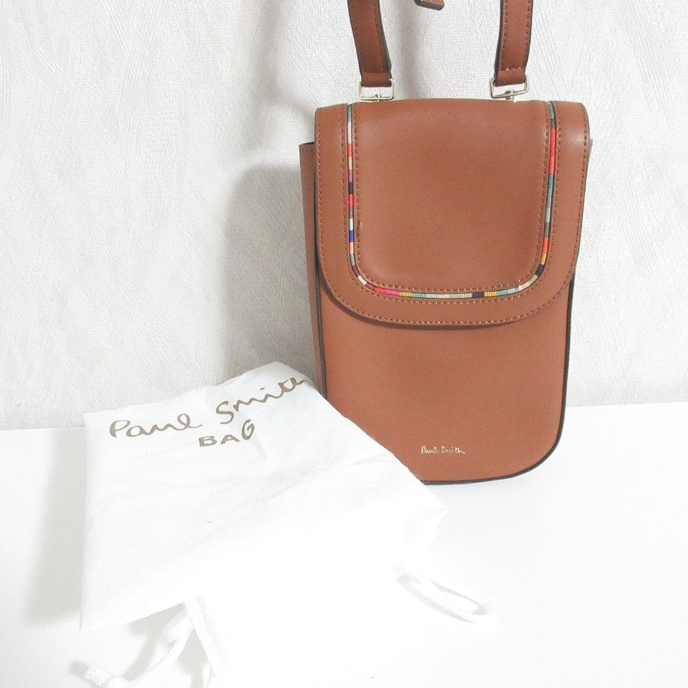 Paul Smith Paul Smith Paul Smith Swirl Inset Leather Shoulder Bag Others Crossbody Bag DUTY FREE for USA Size ONE SIZE - 11 Thumbnail