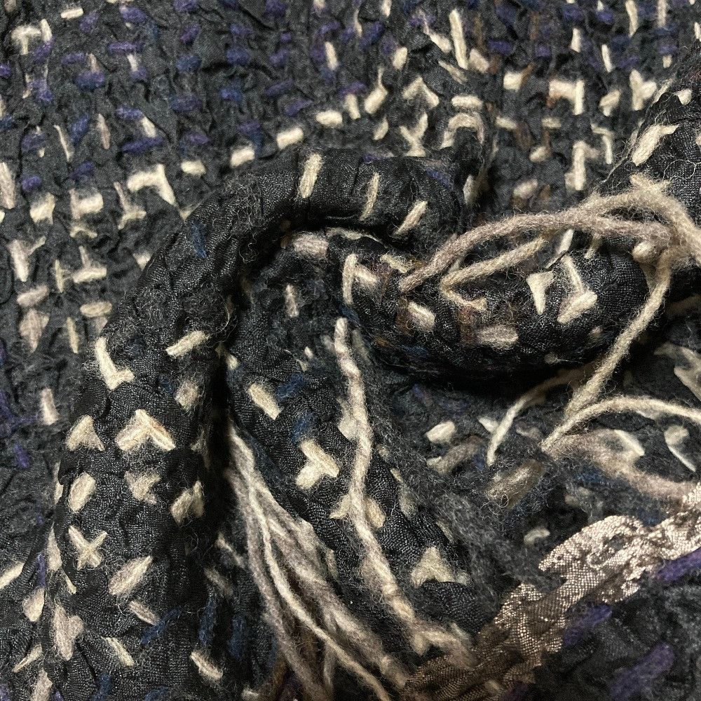 Other Other Jurgen Lehl Braided Fringe Stole Textile Shawl DUTY FREE for USA Size ONE SIZE - 5 Thumbnail