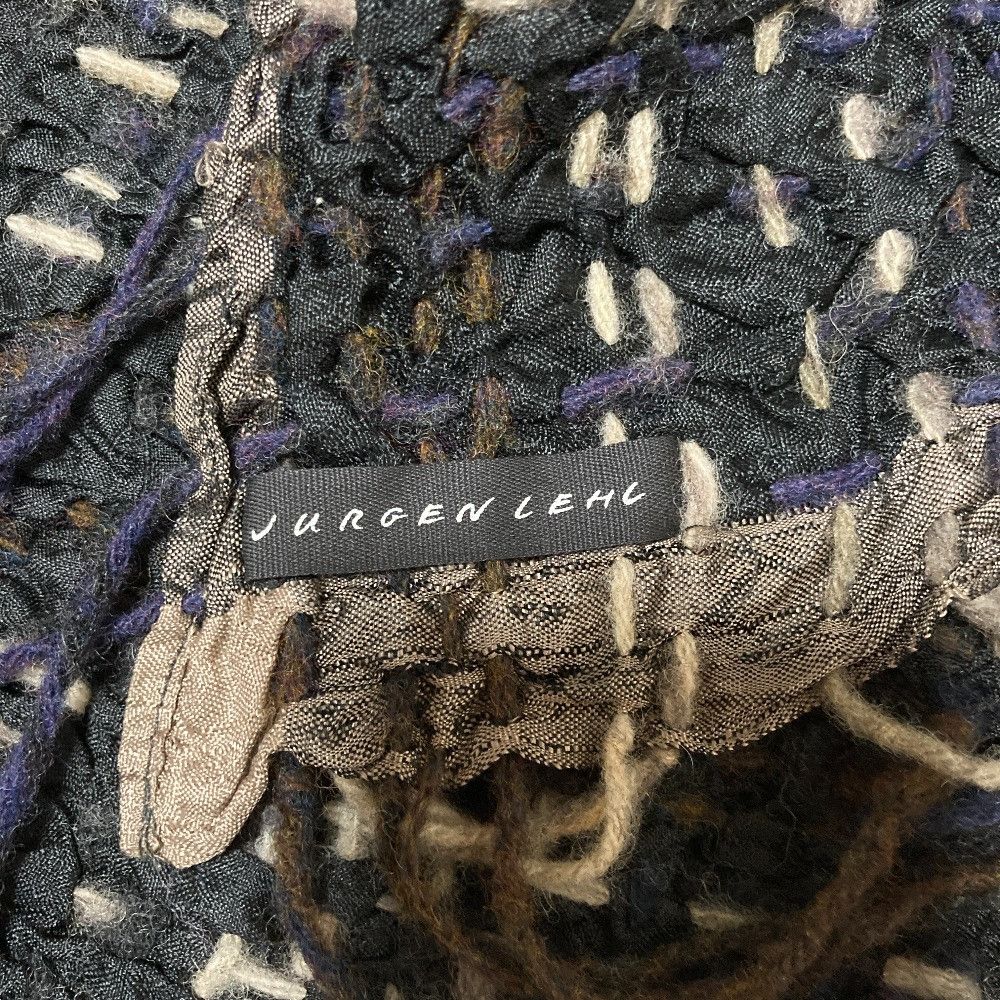 Other Other Jurgen Lehl Braided Fringe Stole Textile Shawl DUTY FREE for USA Size ONE SIZE - 6 Thumbnail