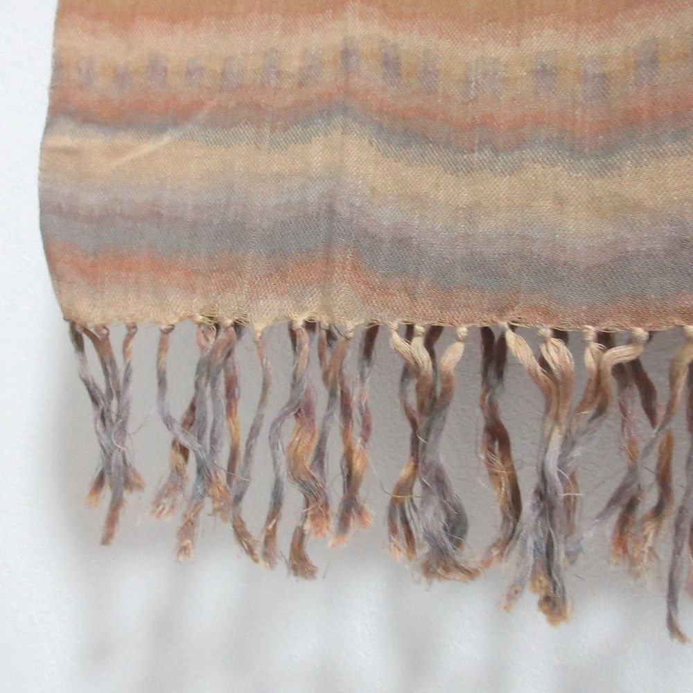 Other Other Jurgen Lehl Fringe Stole Textile Scarf DUTY FREE for USA Size ONE SIZE - 6 Thumbnail