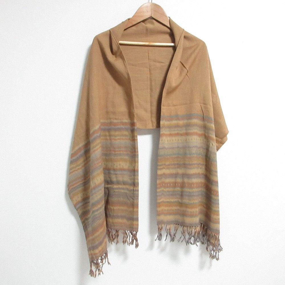 Other Other Jurgen Lehl Fringe Stole Textile Scarf DUTY FREE for USA Size ONE SIZE - 5 Thumbnail