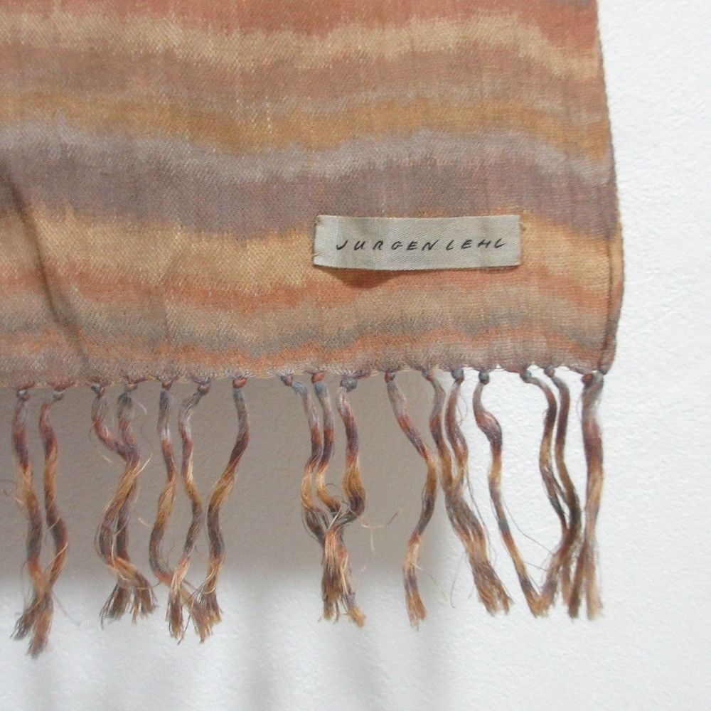 Other Other Jurgen Lehl Fringe Stole Textile Scarf DUTY FREE for USA Size ONE SIZE - 7 Thumbnail
