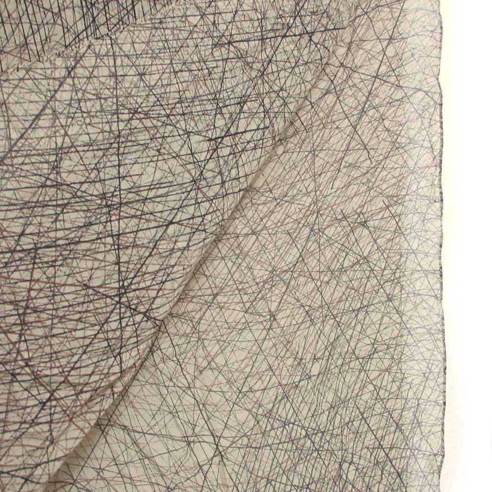 Other Other Jurgen Lehl Pattern Sheer Stole Textile Scarf DUTY FREE for USA Size ONE SIZE - 4 Thumbnail