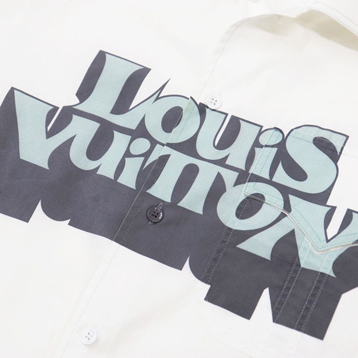 Louis Vuitton Louis Vuitton Louis Vuitton Cotton Blend Shirt Textile Tops DUTY FREE for USA Size ONE SIZE - 3 Thumbnail