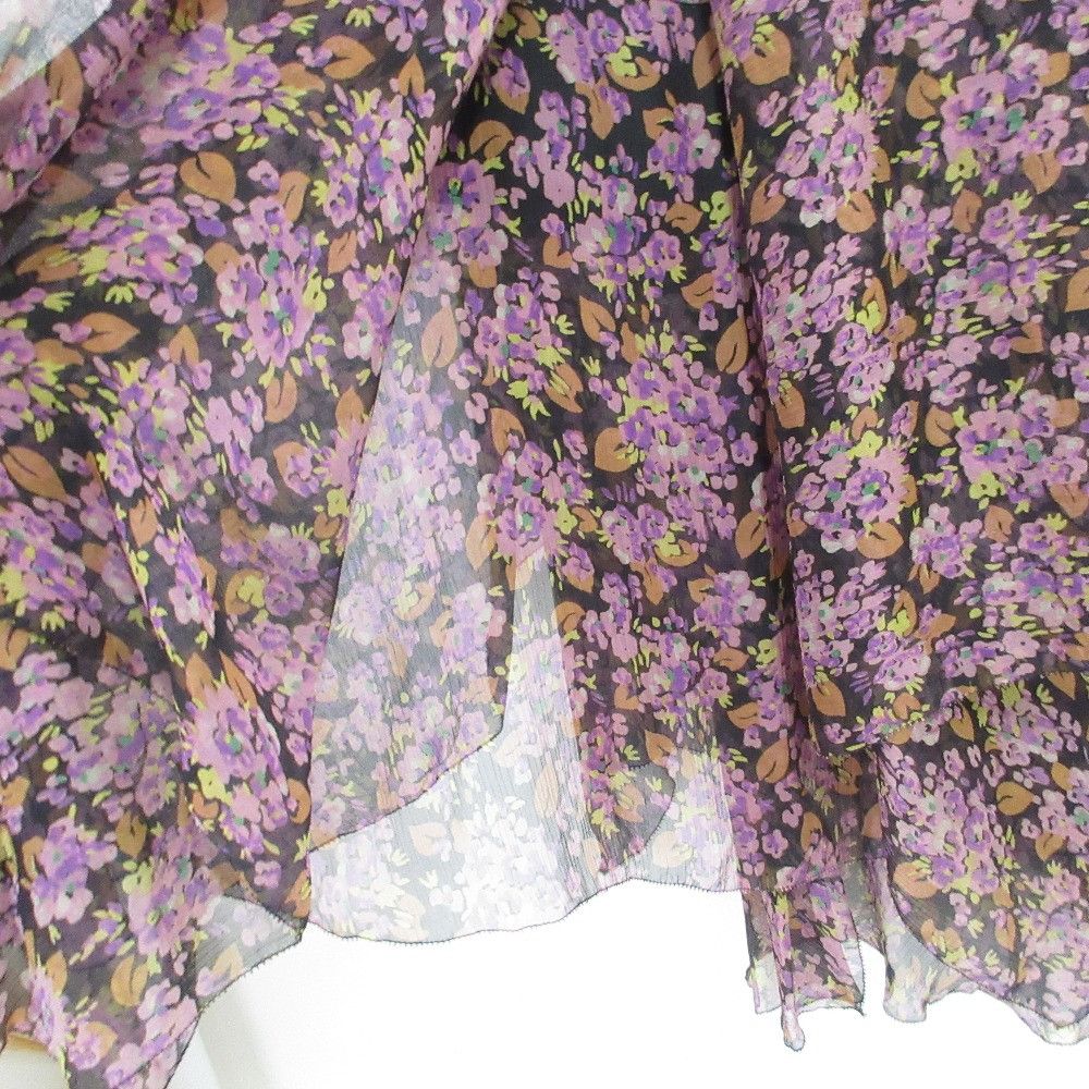 Ralph Lauren Ralph Lauren RRL Ralph Lauren Flower Print Sheer Long Skirt Textile Skirts DUTY FREE for USA Size ONE SIZE - 6 Thumbnail