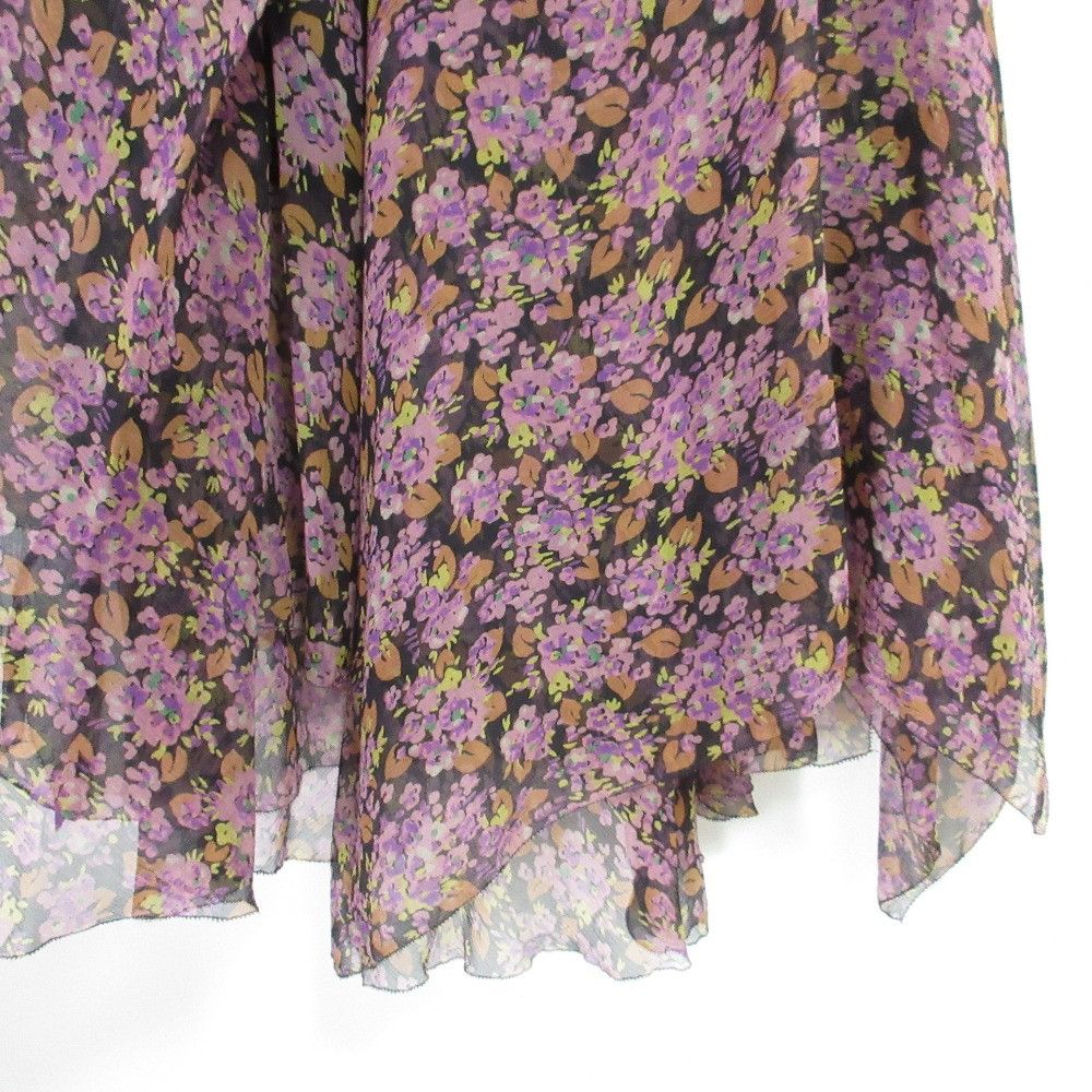 Ralph Lauren Ralph Lauren RRL Ralph Lauren Flower Print Sheer Long Skirt Textile Skirts DUTY FREE for USA Size ONE SIZE - 5 Thumbnail