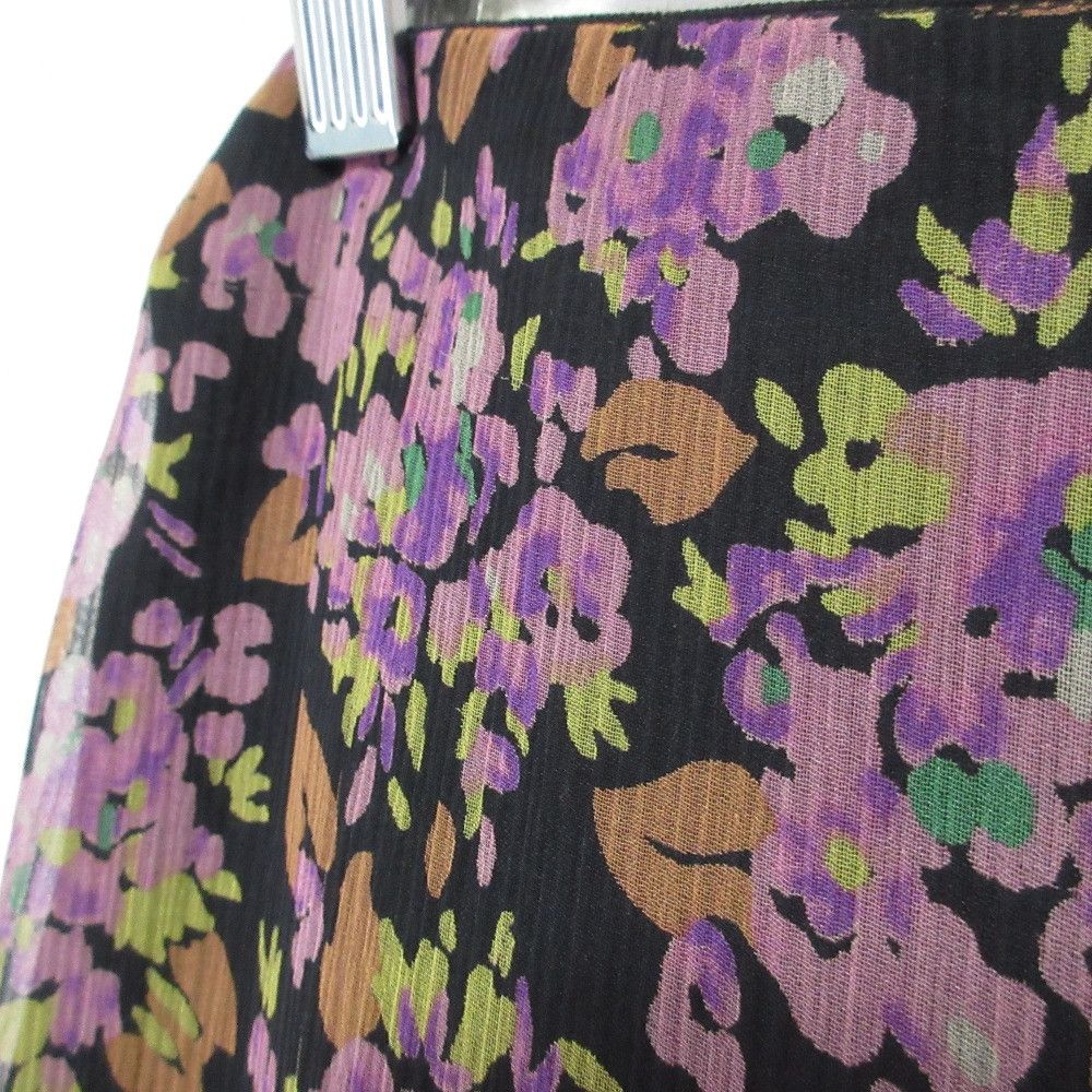 Ralph Lauren Ralph Lauren RRL Ralph Lauren Flower Print Sheer Long Skirt Textile Skirts DUTY FREE for USA Size ONE SIZE - 3 Thumbnail