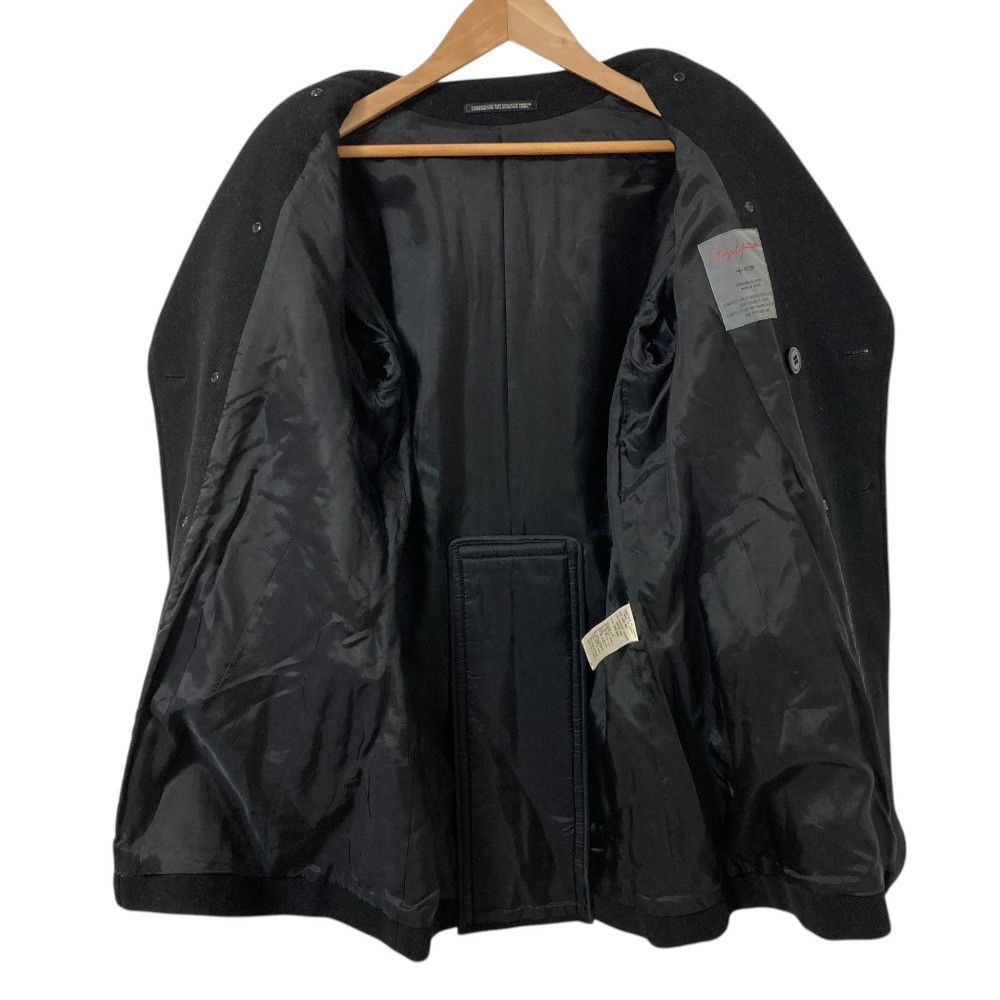 Other Other Yohji Yamamoto +NOIR Wool Cashmere Coat Textile Outerwear DUTY FREE for USA Size ONE SIZE - 3 Thumbnail