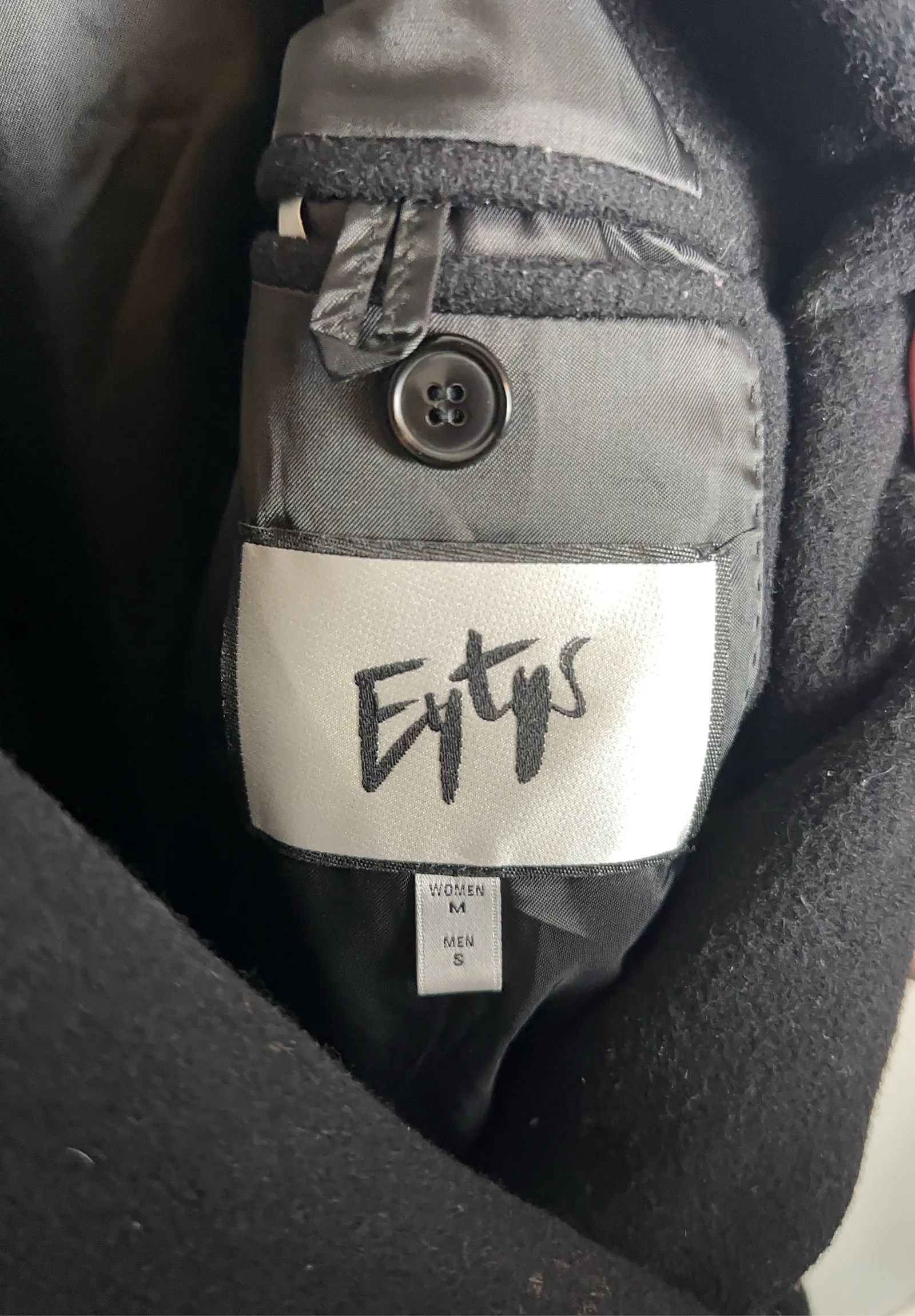 Eytys Eytys Genesis Black Coat Size S / US 4 / IT 40 - 3 Thumbnail