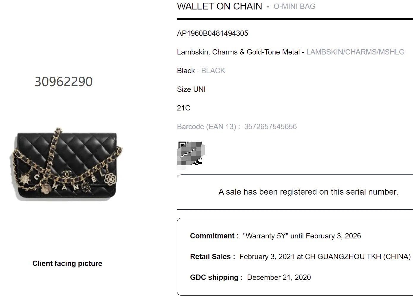 Chanel Pre-loved Bag Very good condition Size ONE SIZE - 9 Thumbnail