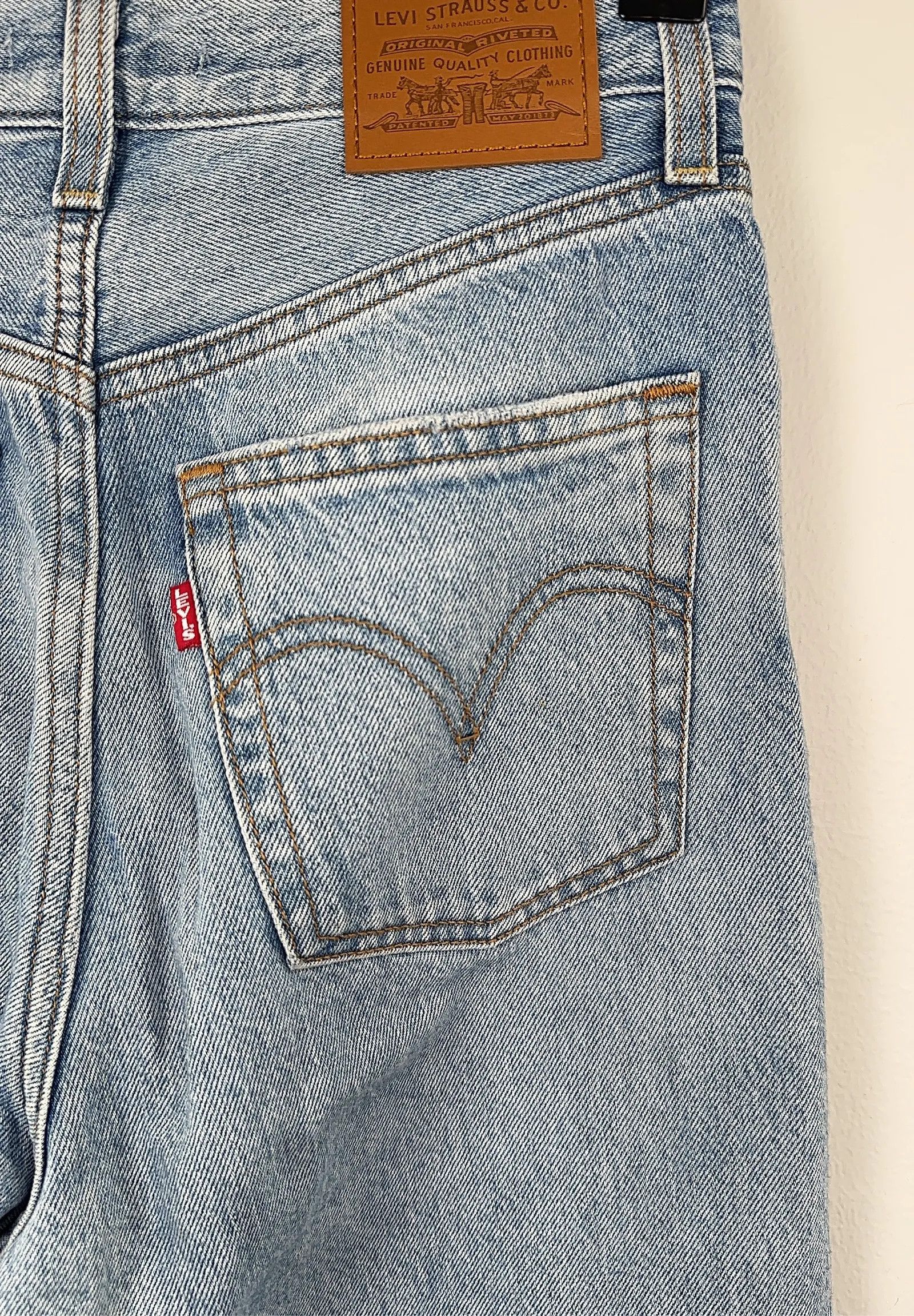 Levi's Levi's Ribcage Straight Jeans Size 26" / US 2 / IT 38 - 6 Thumbnail