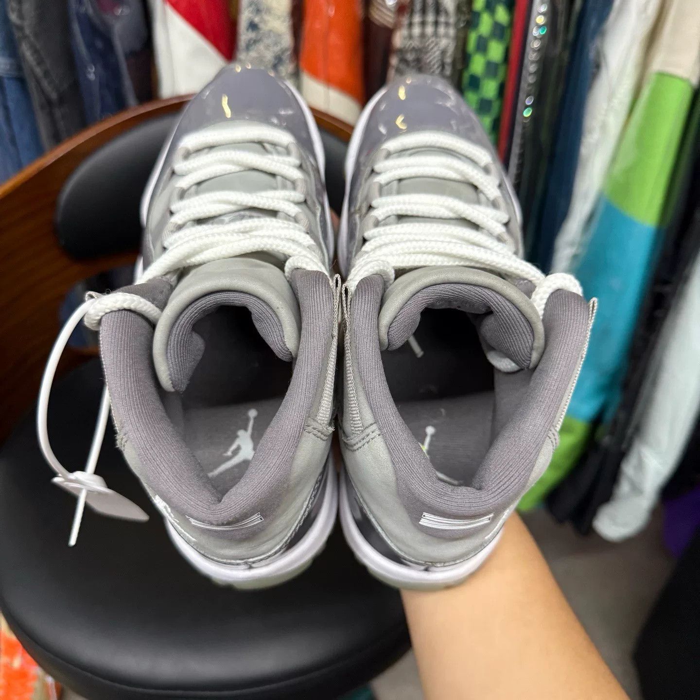 Nike Nike AJ11 Gray Lowtop Sneakers 40 Men Size US 7.5 / EU 40-41 - 8 Thumbnail