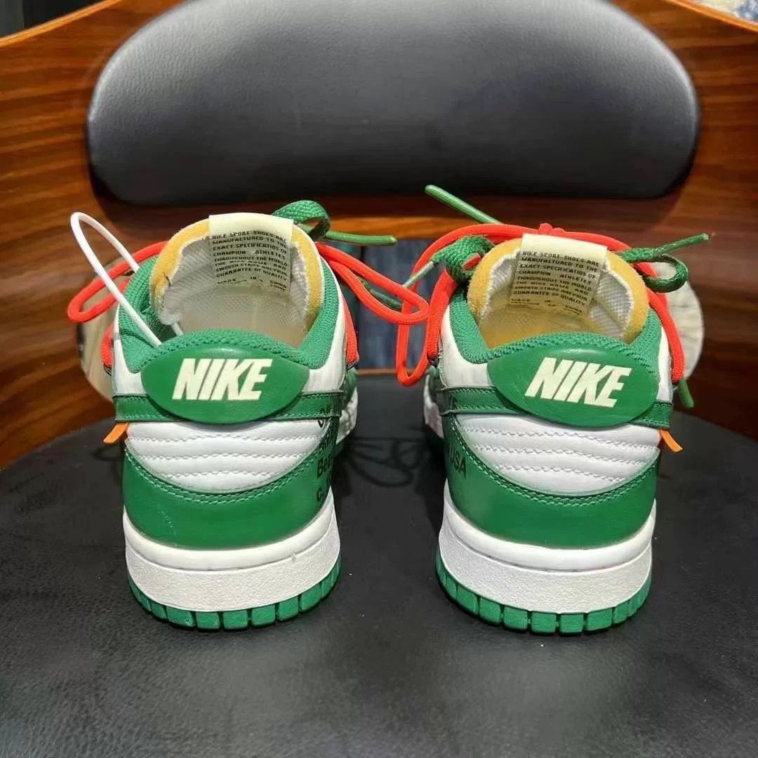 Off-White Off-White DUNK Green Lowtop Sneakers 37 Men Size US 5 / EU 37 - 5 Thumbnail