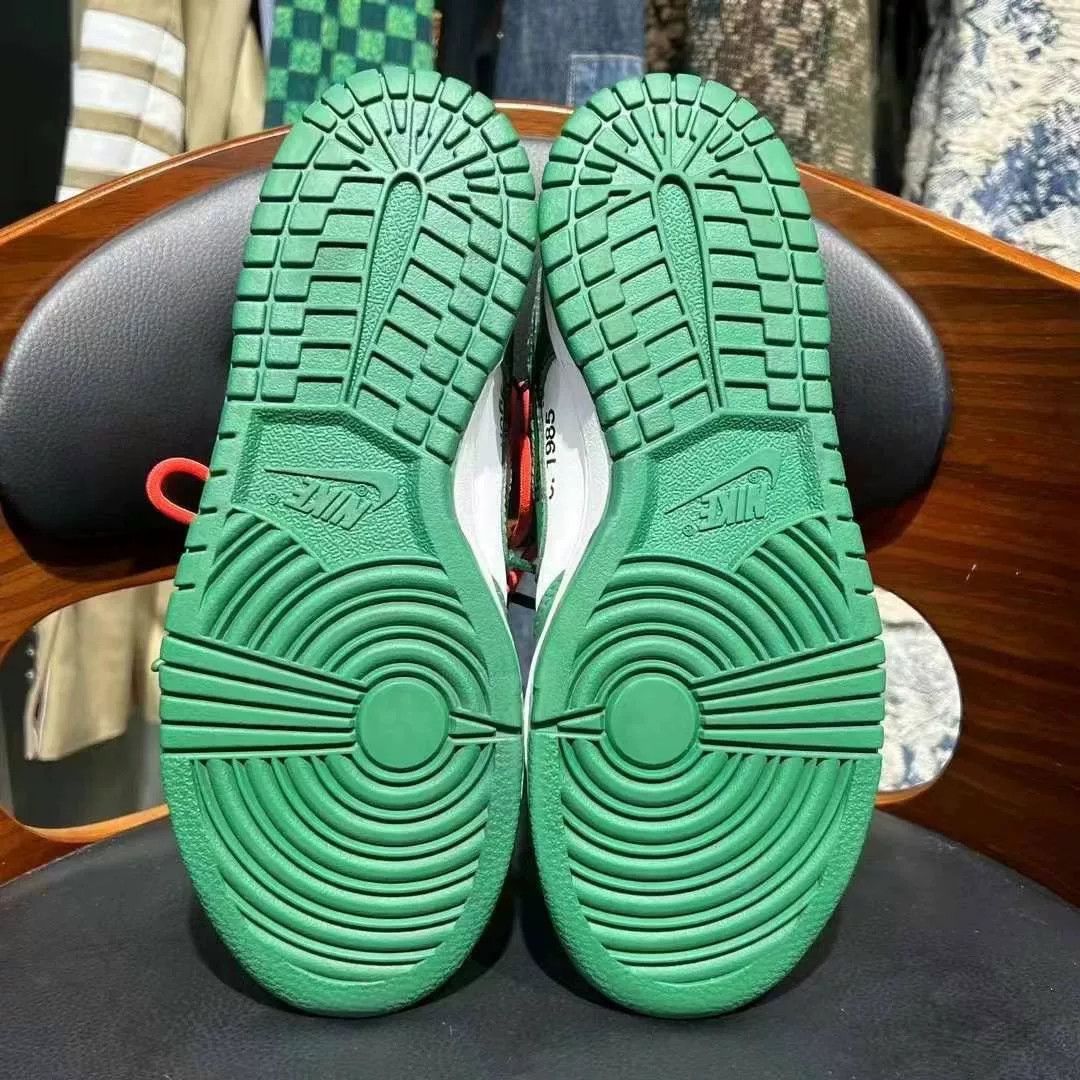 Off-White Off-White DUNK Green Lowtop Sneakers 37 Men Size US 5 / EU 37 - 9 Thumbnail
