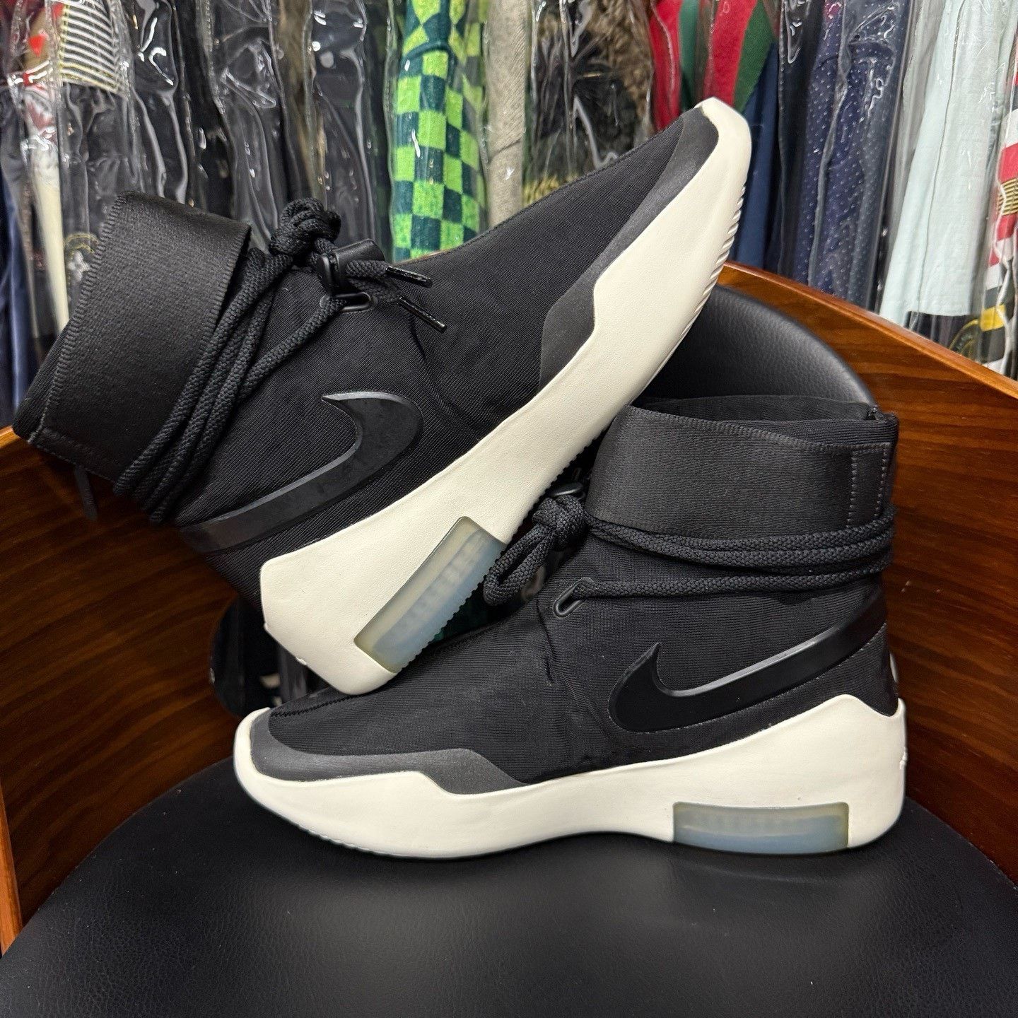 Fear of God Fear of God Retro Black Hitop Sneakers 40 Men Size US 7.5 / EU 40-41 - 7 Thumbnail