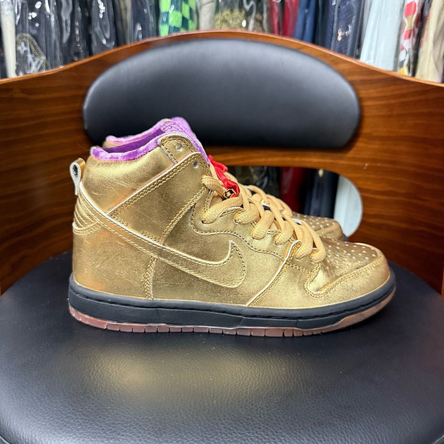 Nike Nike DUNK Yellow Lowtop Sneakers 36 Men Size US 5 / EU 37 - 4 Thumbnail