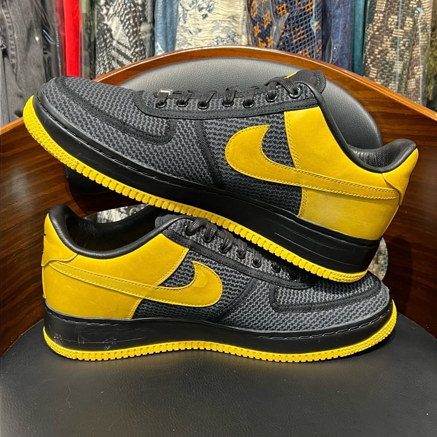 Nike Nike AF1 Collab Yellow Lowtop Sneakers S Men Size US 10 / EU 43 - 6 Thumbnail