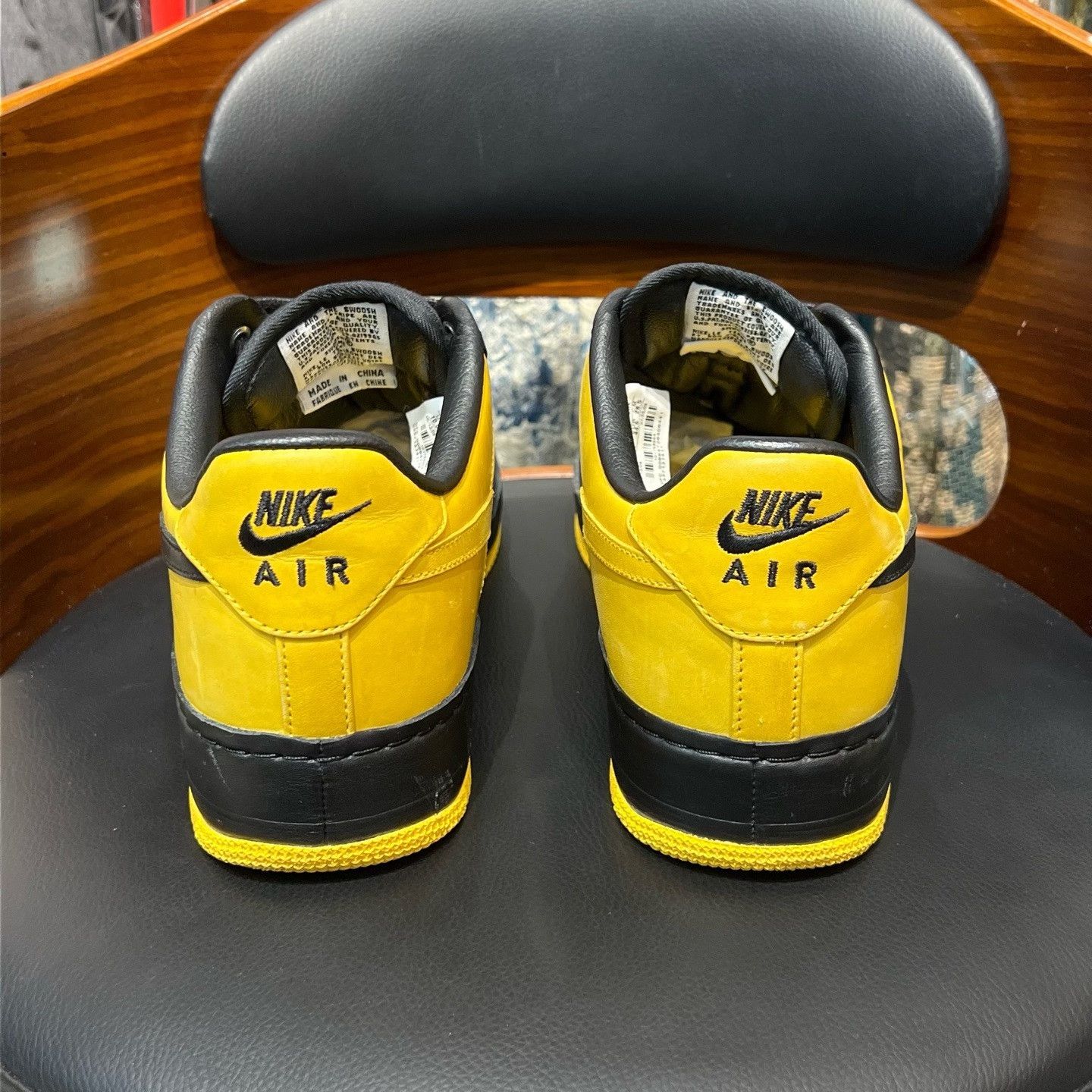 Nike Nike AF1 Collab Yellow Lowtop Sneakers S Men Size US 10 / EU 43 - 3 Thumbnail
