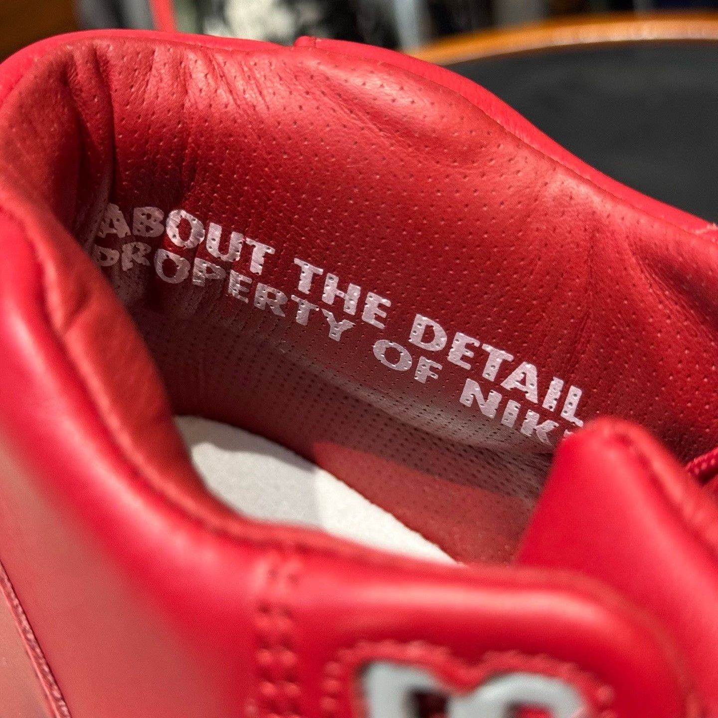 Nike Nike Collab Red Lowtop Sneakers 45 Men Size US 11.5 / EU 44-45 - 7 Thumbnail