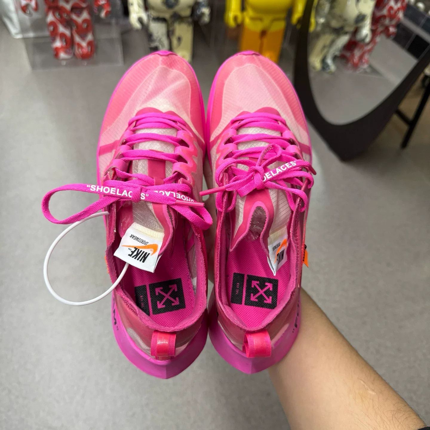 Nike Nike ZOOMFLY1 Collab Pink Lowtop Sneakers 45 Men Size US 11.5 / EU 44-45 - 5 Thumbnail