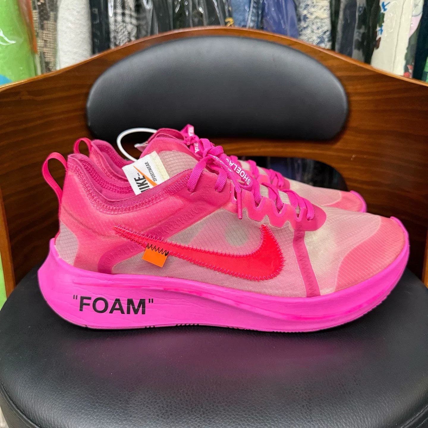 Nike Nike ZOOMFLY1 Collab Pink Lowtop Sneakers 45 Men Size US 11.5 / EU 44-45 - 4 Thumbnail
