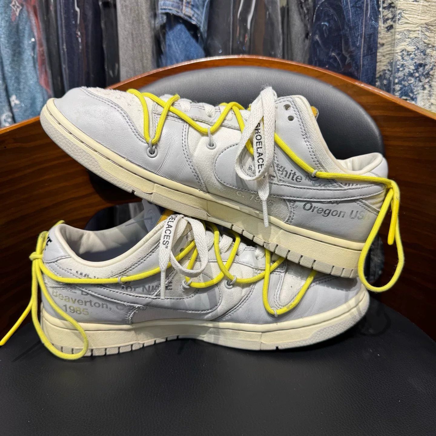 Off-White Off-White DUNK White Lowtop Sneakers 27 Men Size US 10 / EU 43 - 7 Thumbnail