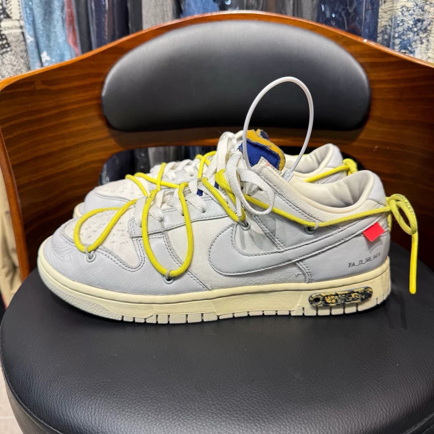 Off-White Off-White DUNK White Lowtop Sneakers 27 Men Size US 10 / EU 43 - 6 Thumbnail