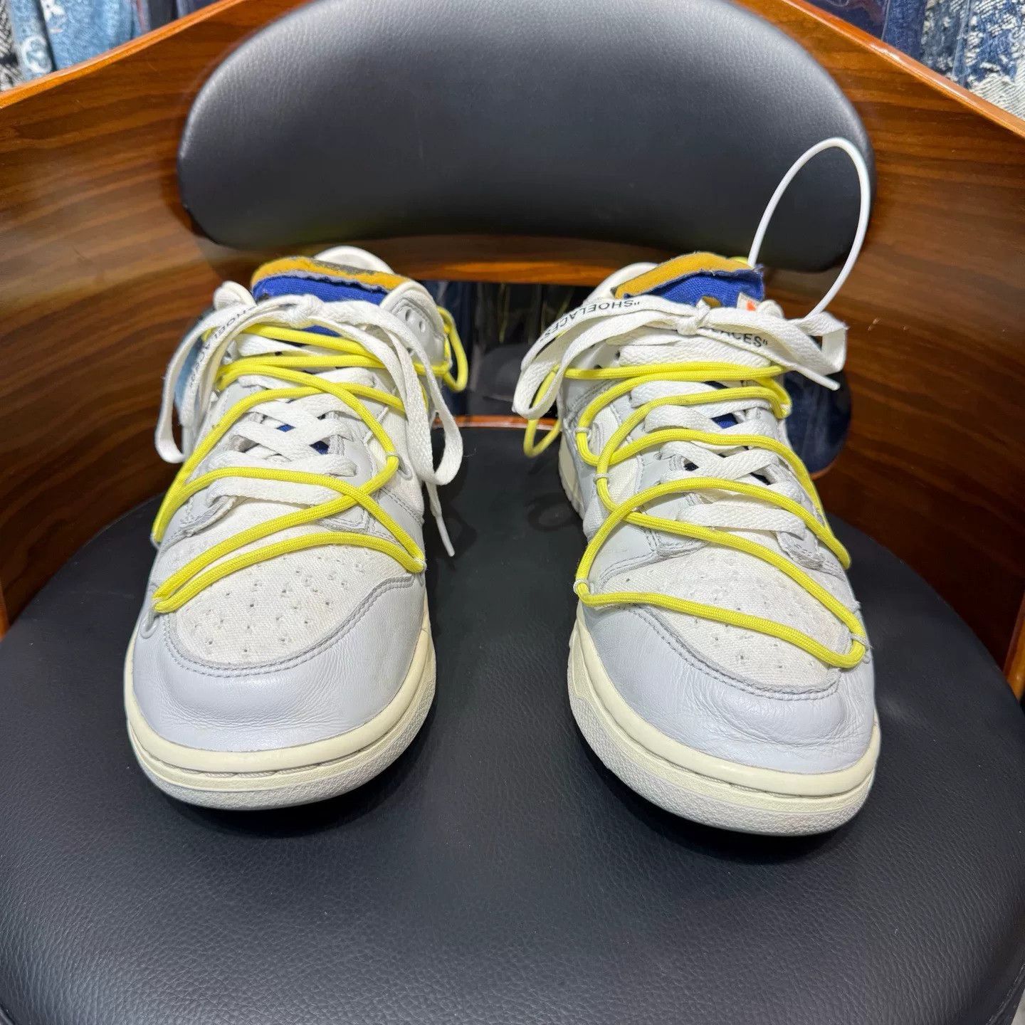 Off-White Off-White DUNK White Lowtop Sneakers 27 Men Size US 10 / EU 43 - 2 Thumbnail