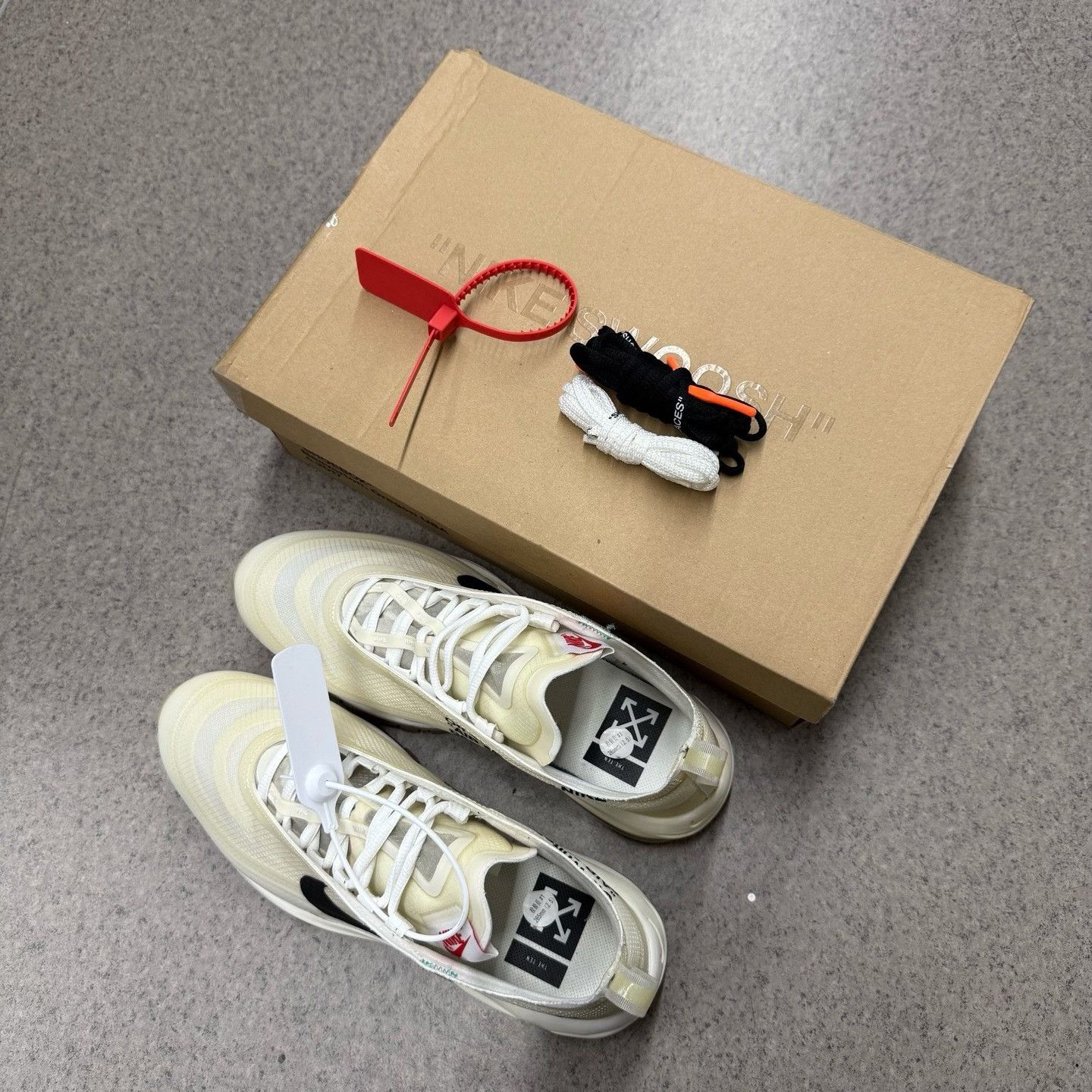 Nike Nike MAX97 Collab White Lowtop Sneakers 42 Men Size US 9 / EU 42 - 9 Thumbnail