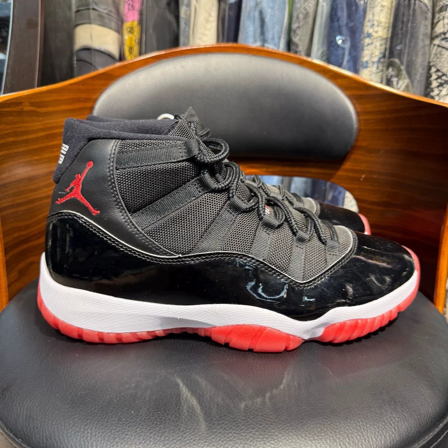 Nike Nike AJ11 Black Lowtop Sneakers 44.5 Men Size US 11 / EU 44 - 4 Thumbnail