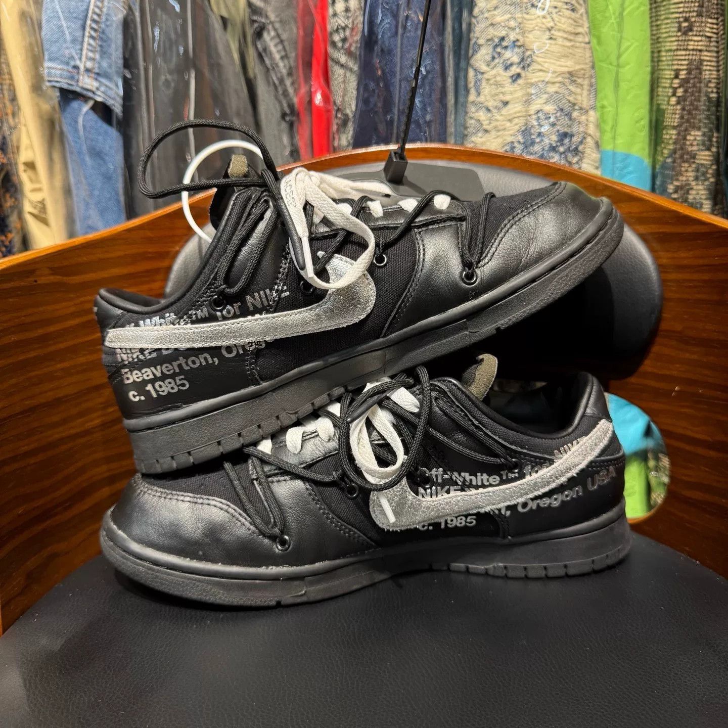 Off-White Off-White DUNK Silver Lowtop Sneakers 43 Men Size US 10 / EU 43 - 7 Thumbnail