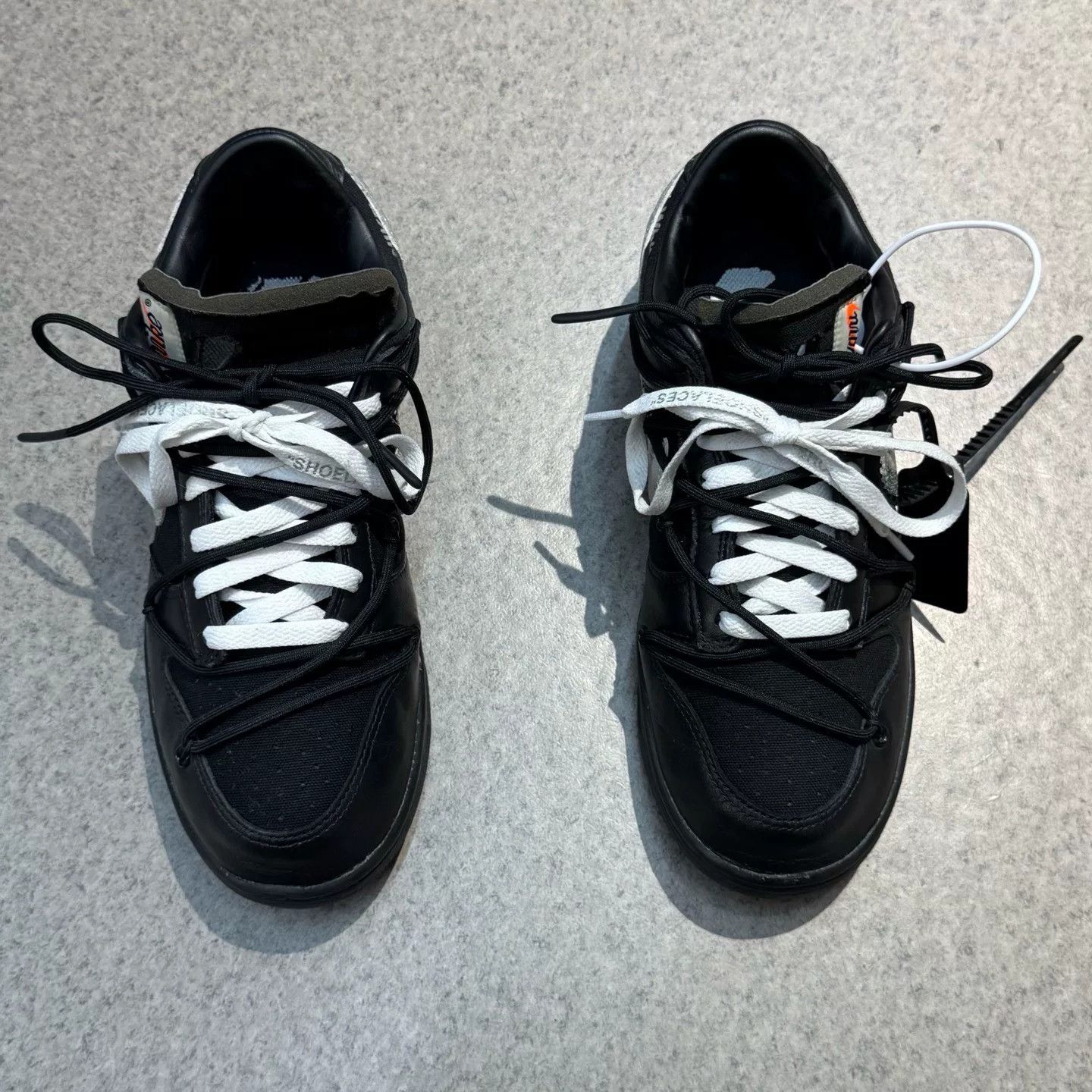 Off-White Off-White DUNK Silver Lowtop Sneakers 43 Men Size US 10 / EU 43 - 5 Thumbnail