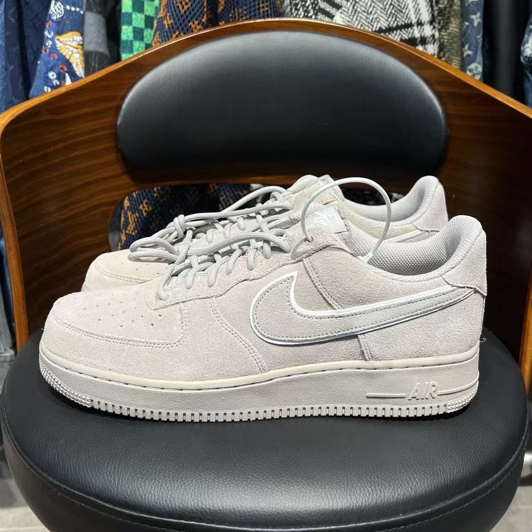 Nike Nike AF1 Gray Lowtop Sneakers 44.5 Men Size US 11 / EU 44 - 6 Thumbnail