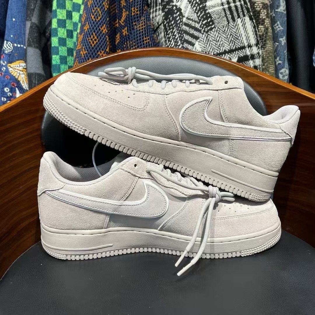 Nike Nike AF1 Gray Lowtop Sneakers 44.5 Men Size US 11 / EU 44 - 7 Thumbnail