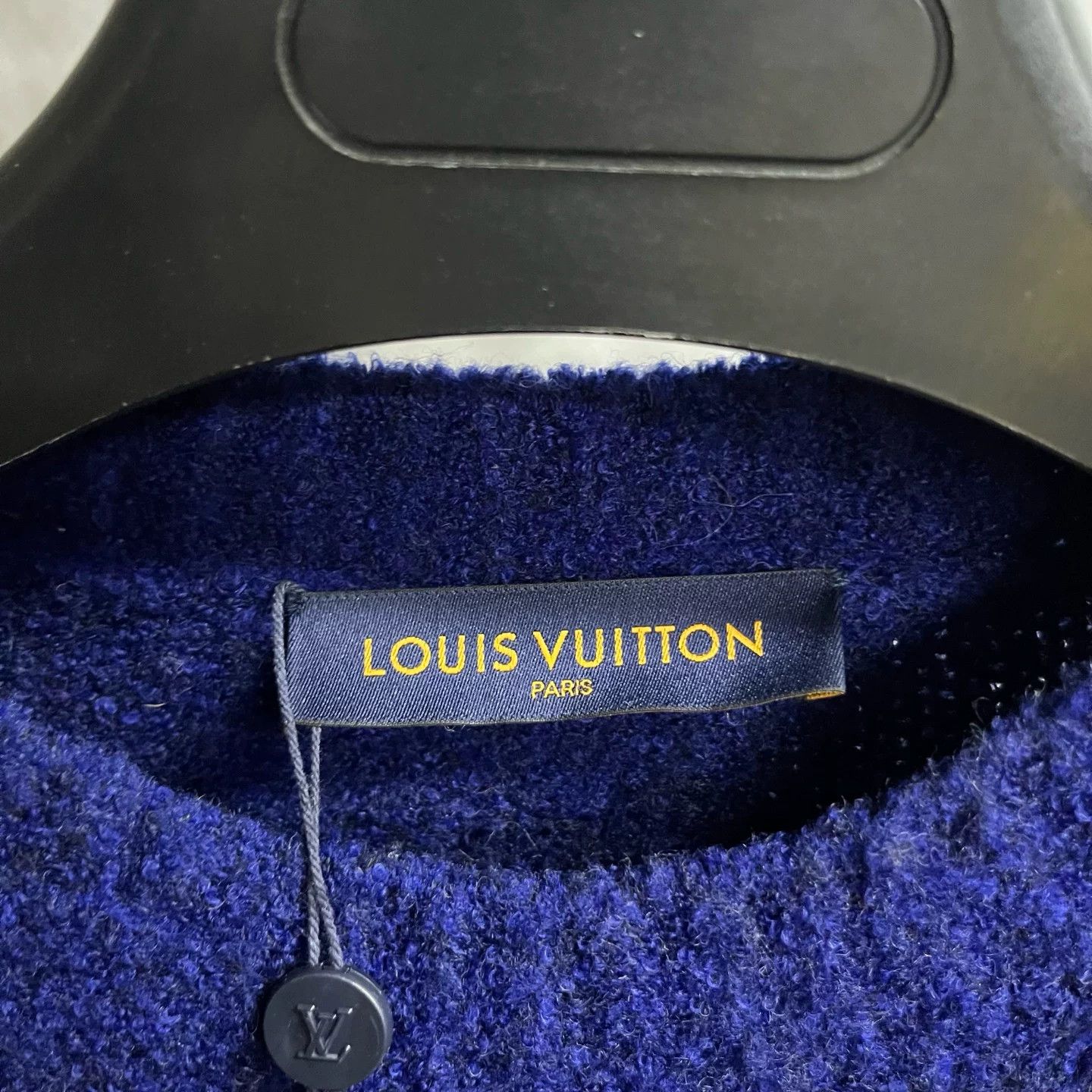 Louis Vuitton Louis Vuitton Wool Blue T-Shirt L Women Size L / US 10 / IT 46 - 2 Thumbnail