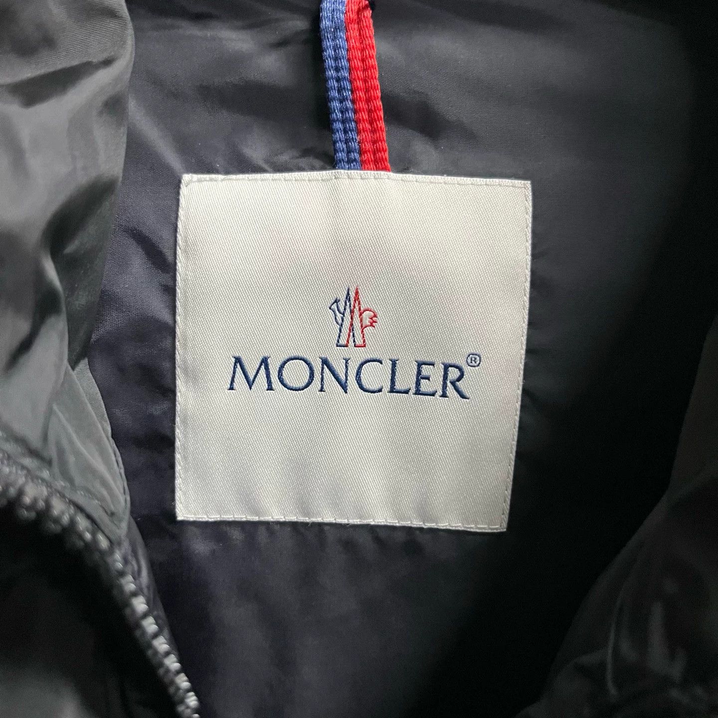 Moncler Moncler Striped Black Down Jacket 1 Women Size XS / US 0-2 / IT 36-38 - 2 Thumbnail