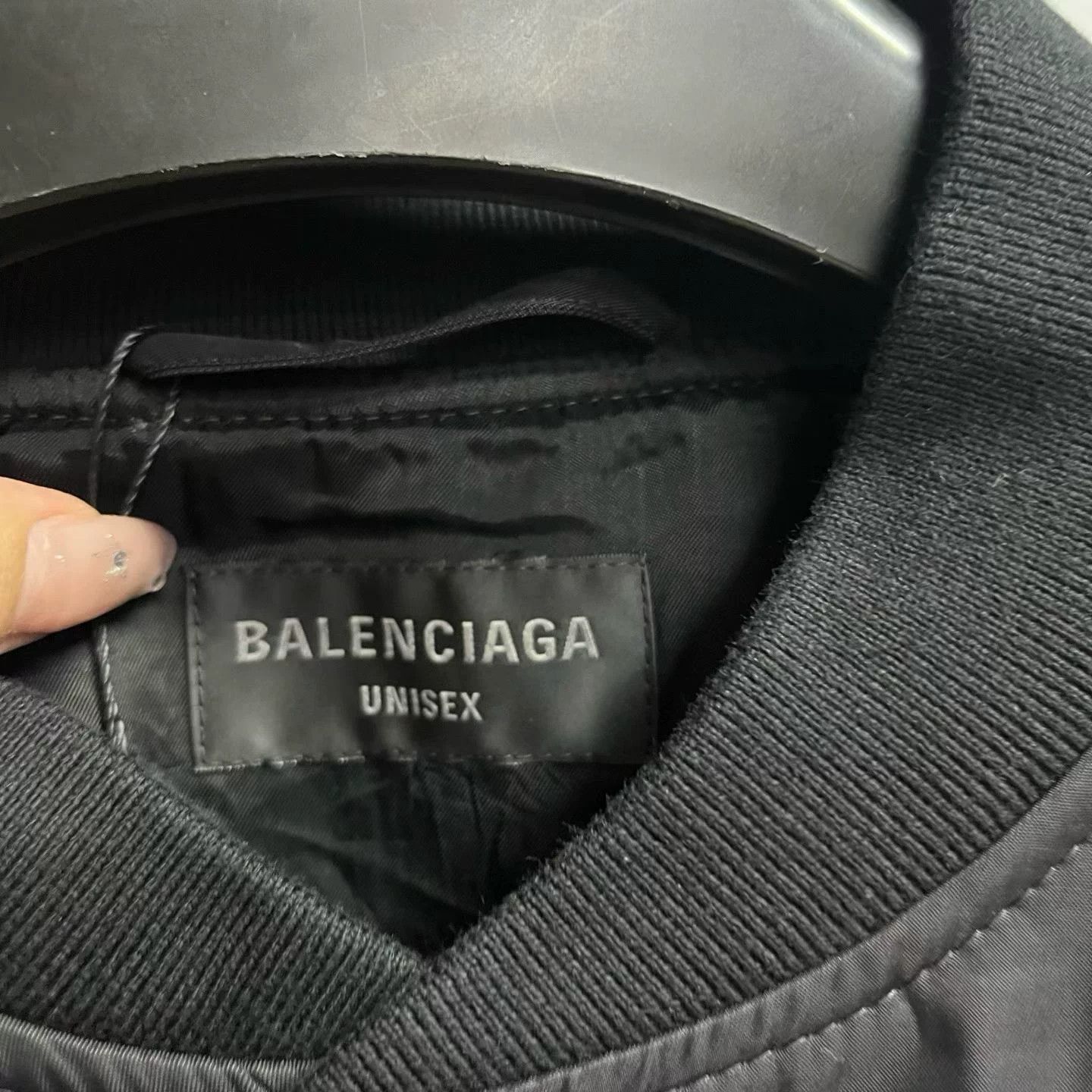 Balenciaga Balenciaga Embroidered Graphic Black Hoodie XS Men Size US XS / EU 42 / 0 - 2 Thumbnail