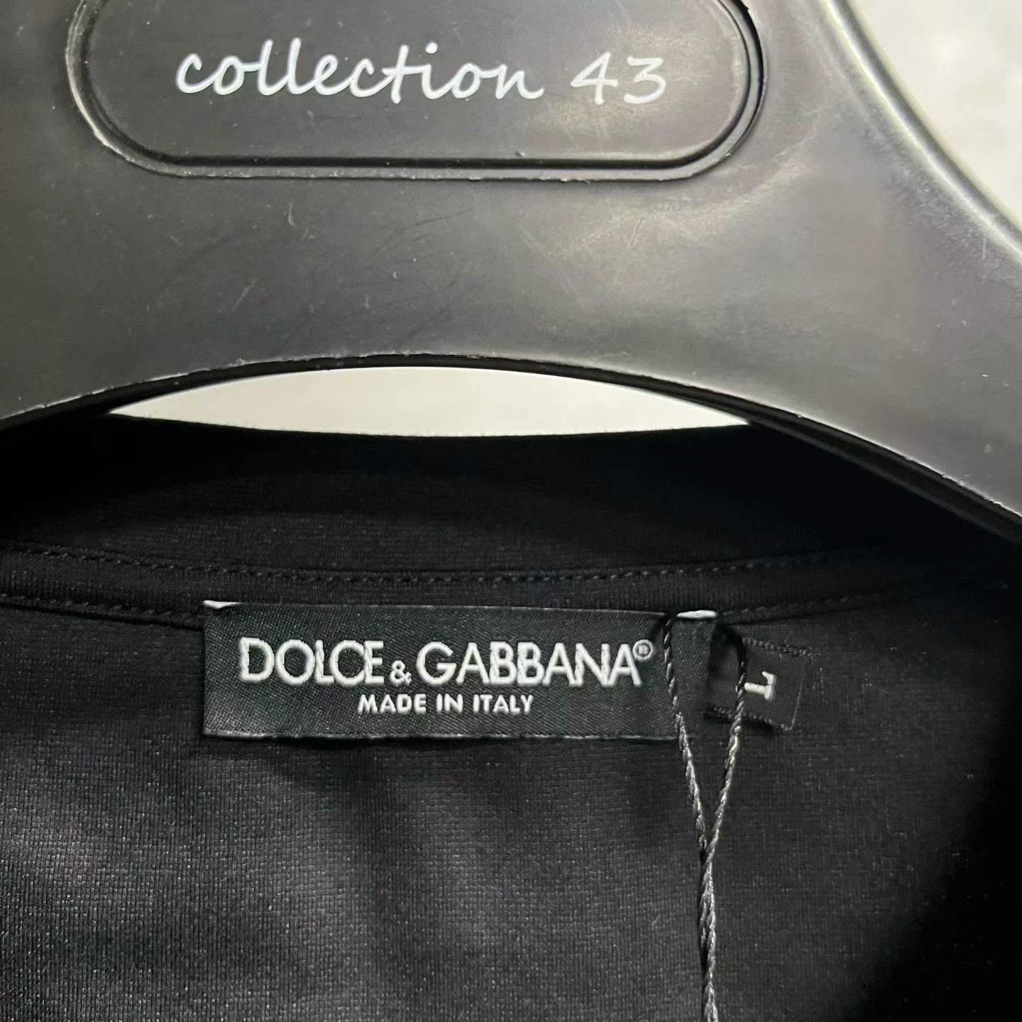 Dolce & Gabbana Dolce & Gabbana Printed Graphic Black T-Shirt L Women Size L / US 10 / IT 46 - 2 Thumbnail