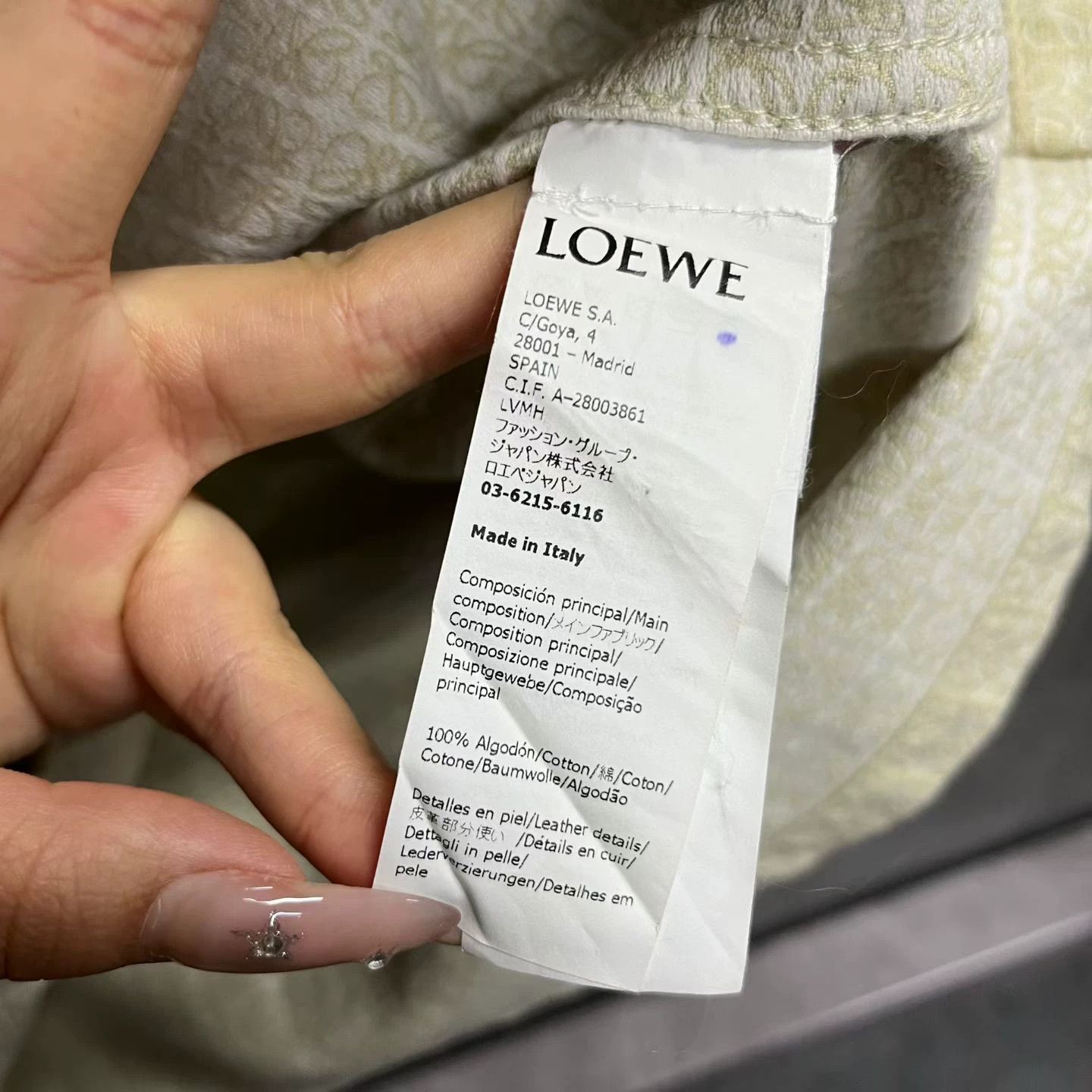Loewe Loewe Cotton White T-Shirt 34 Women Size XS / US 0-2 / IT 36-38 - 3 Thumbnail