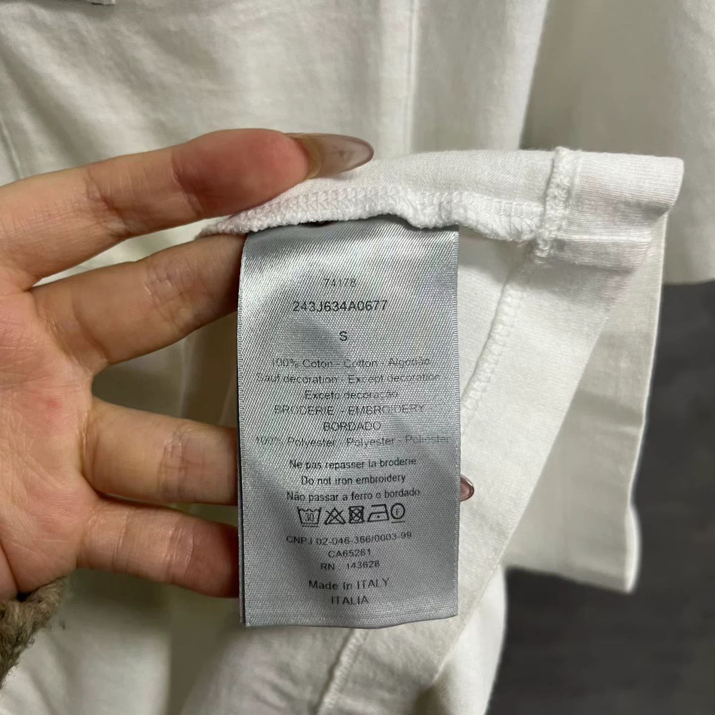 Dior Dior Retro White T-Shirt S Women Size S / US 4 / IT 40 - 3 Thumbnail