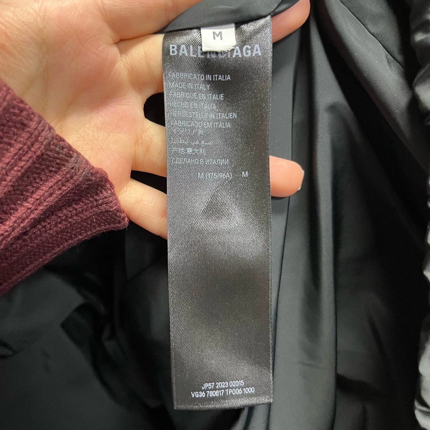 Balenciaga Balenciaga Football Black Hoodie M Men Size US M / EU 48-50 / 2 - 3 Thumbnail