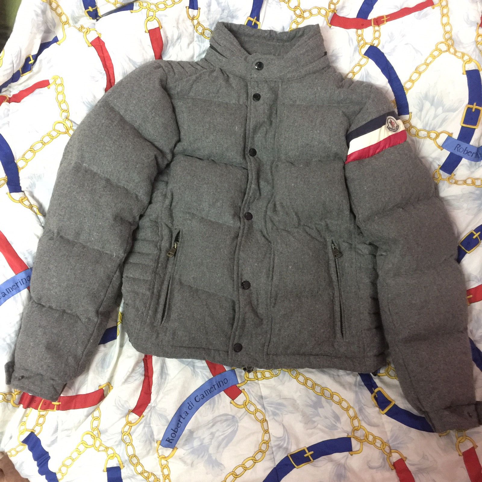 Moncler LAST DROP Moncler Striped technical menuire sport Jacket Grailed