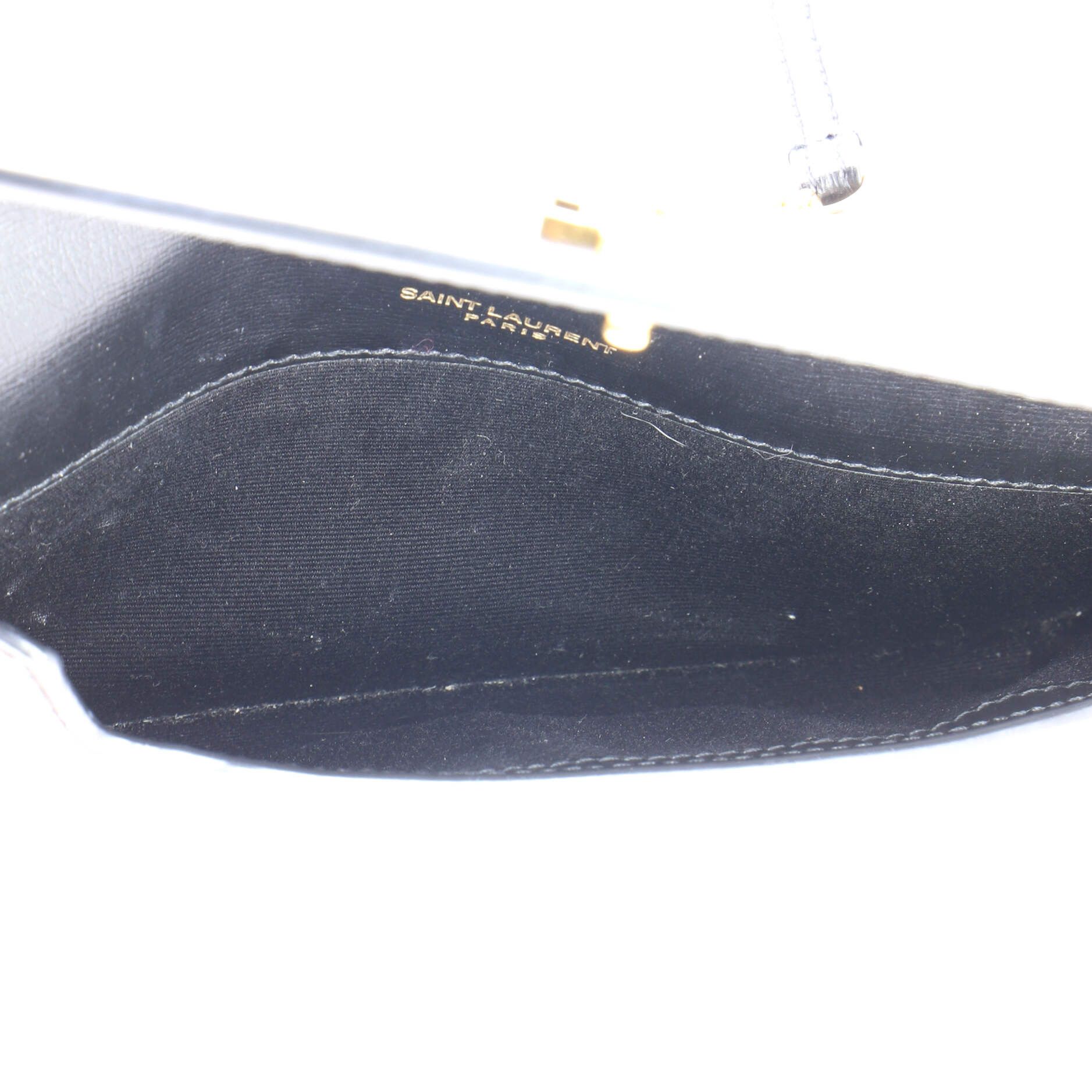 Saint Laurent Paris Classic Monogram Phone Holder Shoulder Bag Size ONE SIZE - 5 Thumbnail