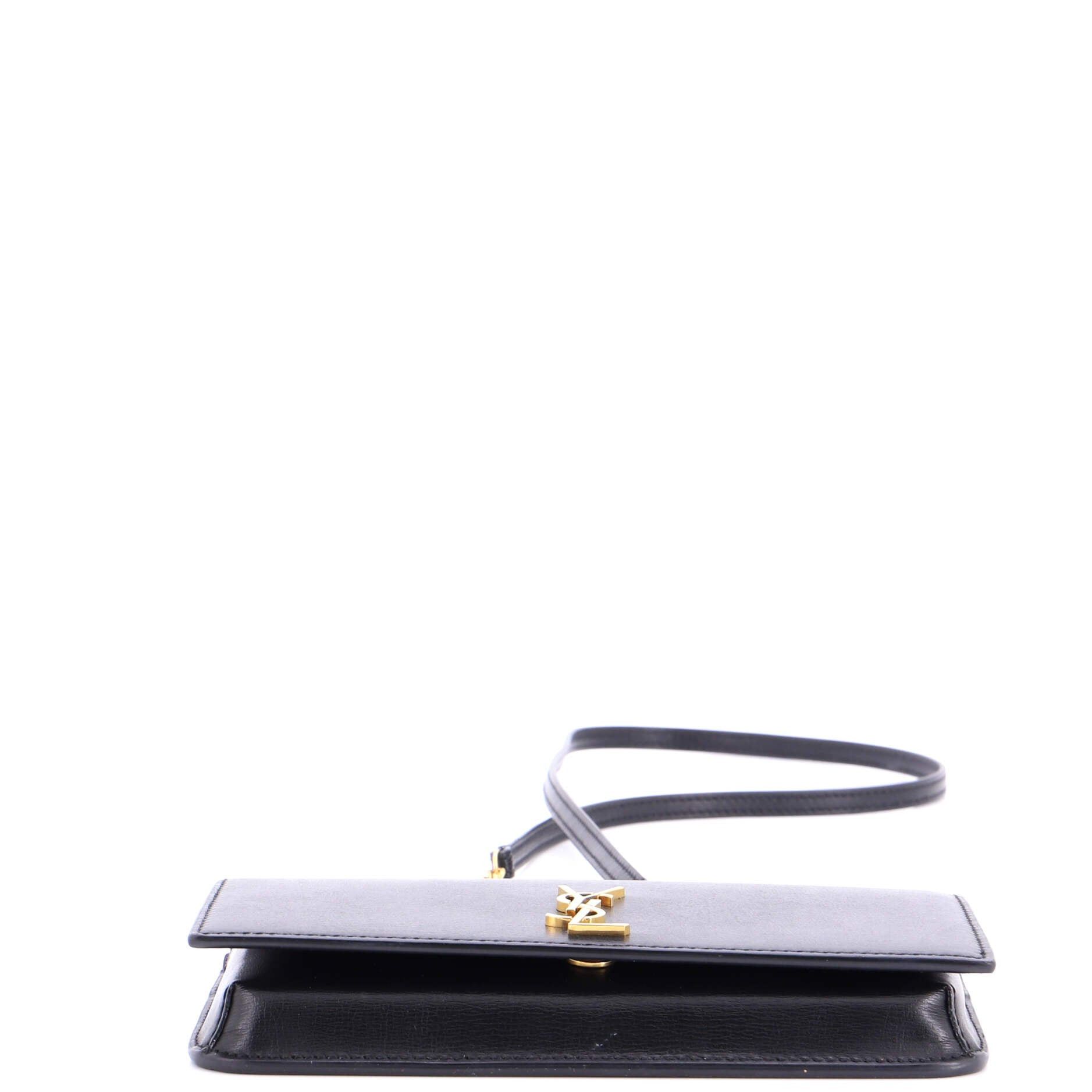 Saint Laurent Paris Classic Monogram Phone Holder Shoulder Bag Size ONE SIZE - 4 Thumbnail