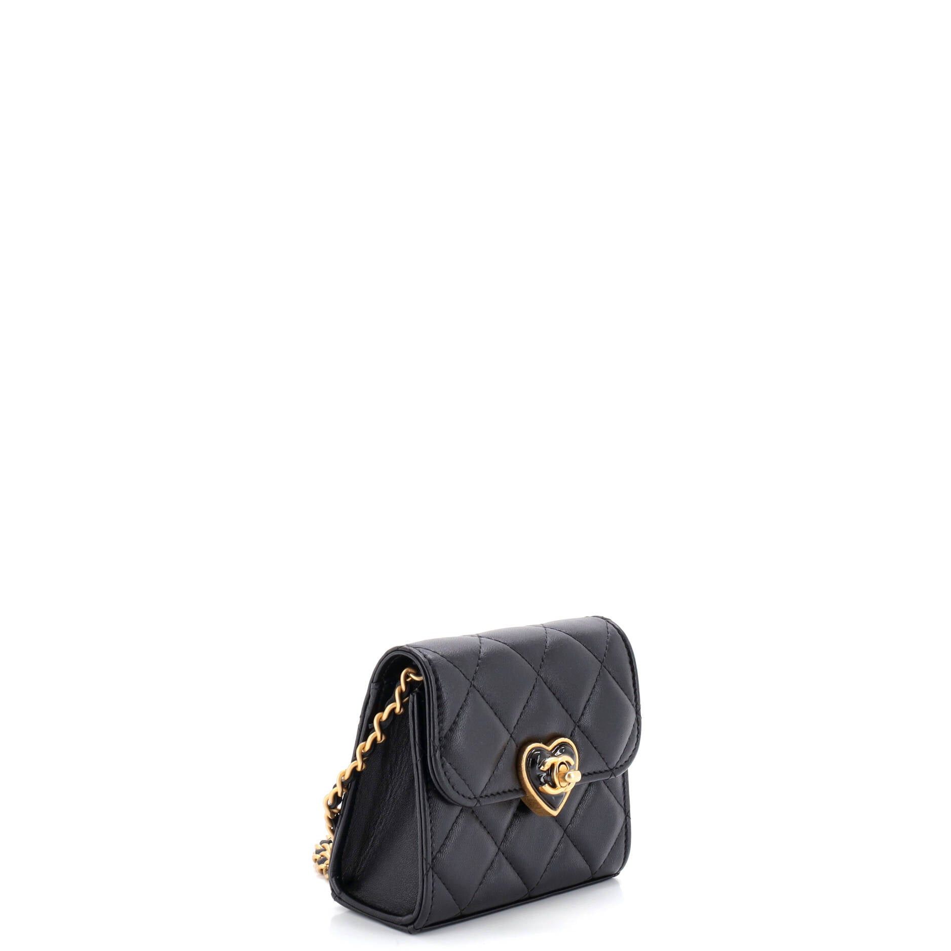 Chanel Coco Love CC Heart Clutch with Chain Size ONE SIZE - 2 Thumbnail